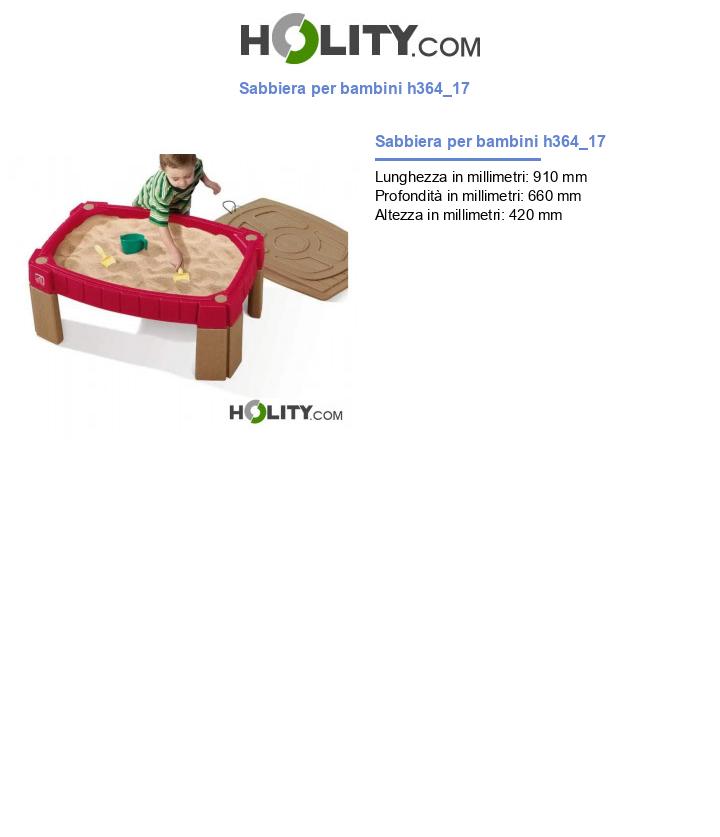 Sabbiera per bambini h364_17