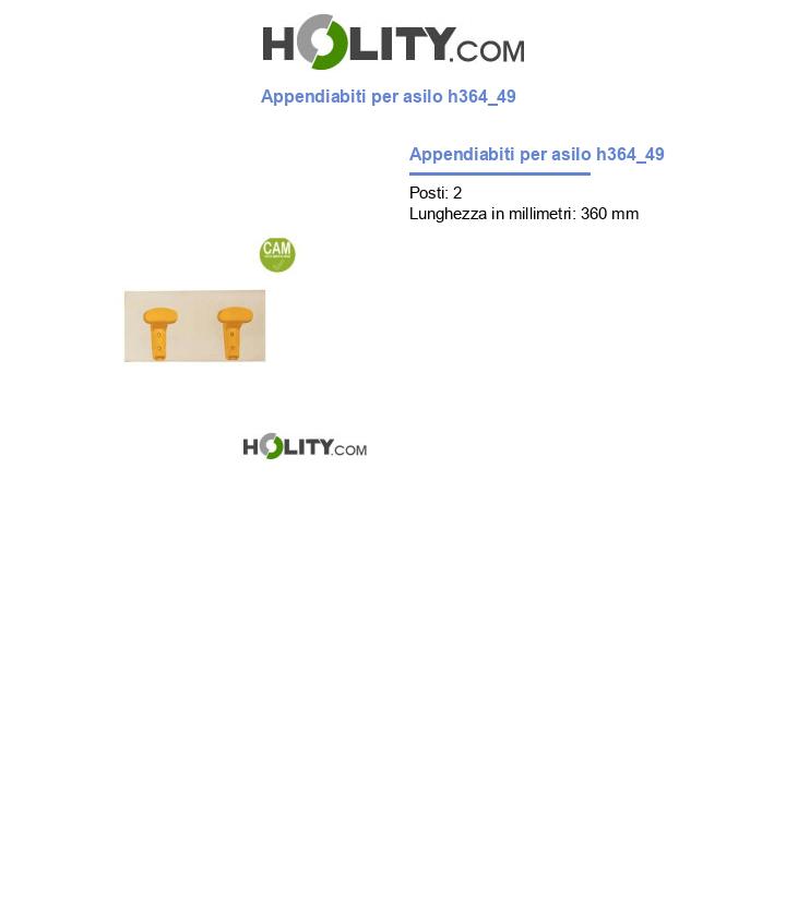 Appendiabiti per asilo h364_49