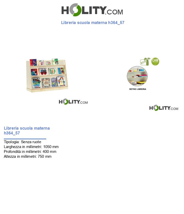 Libreria scuola materna h364_57