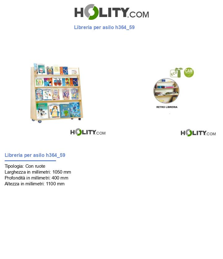 Libreria per asilo h364_59