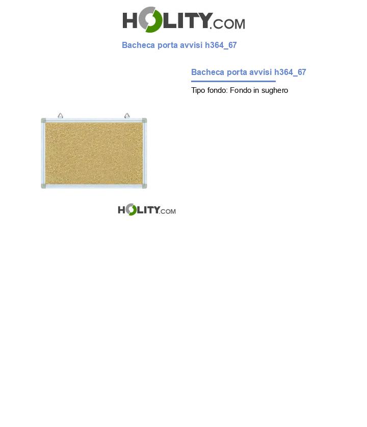 Bacheca porta avvisi h364_67