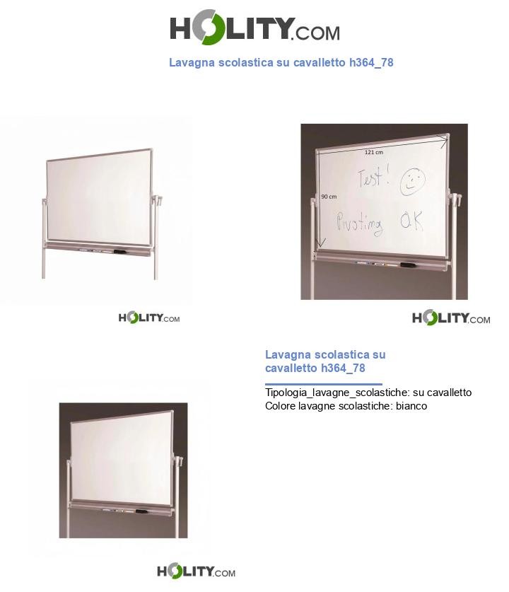 Lavagna scolastica su cavalletto h364_78