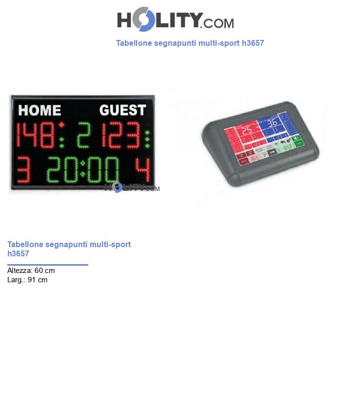 Tabellone segnapunti multi-sport h3657