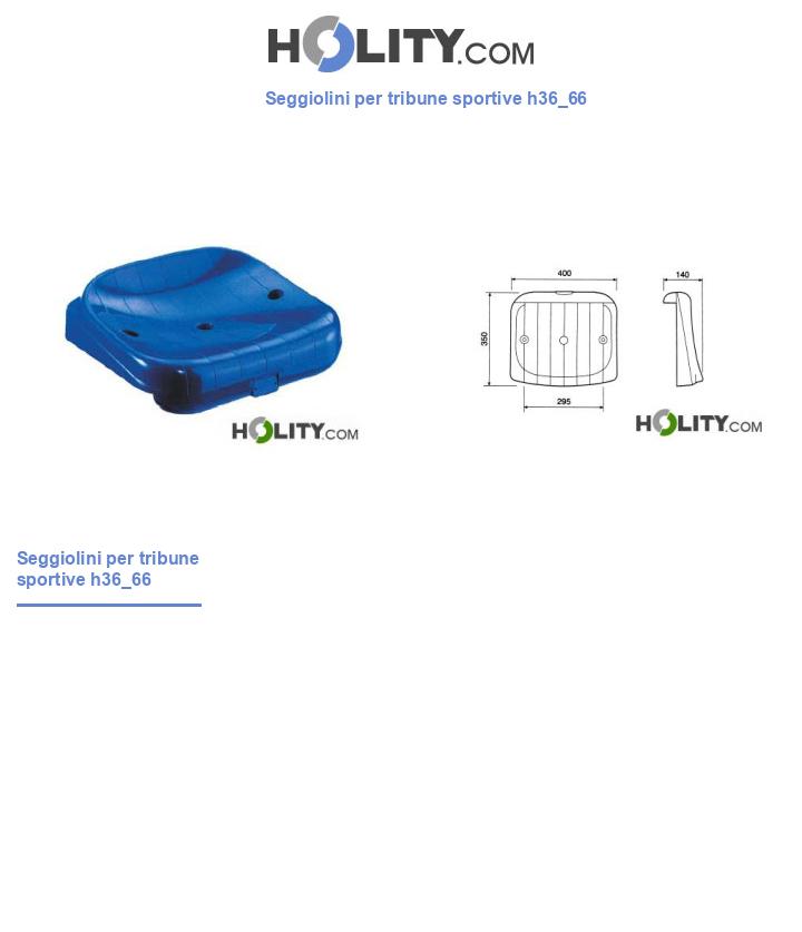 Seggiolini per tribune sportive h36_66