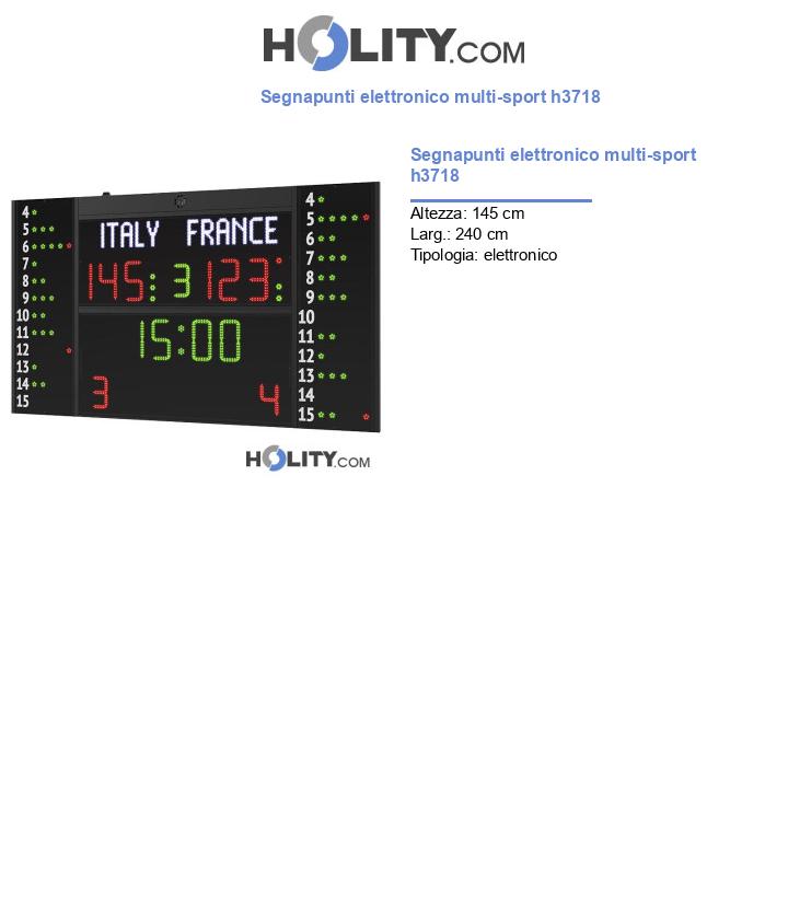 Segnapunti elettronico multi-sport h3718