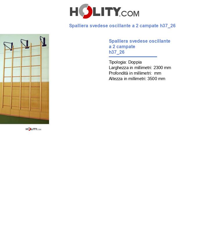 Spalliera svedese oscillante a 2 campate h37_26