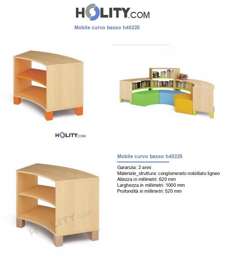 Mobile curvo basso h40225