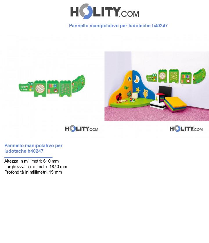 Pannello manipolativo per ludoteche h40247
