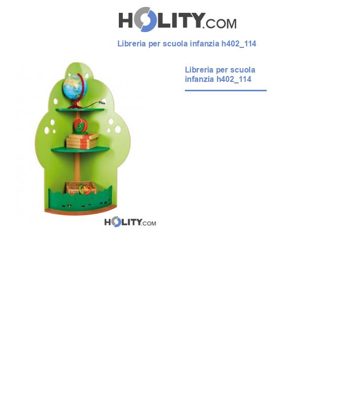 Libreria per scuola infanzia h402_114