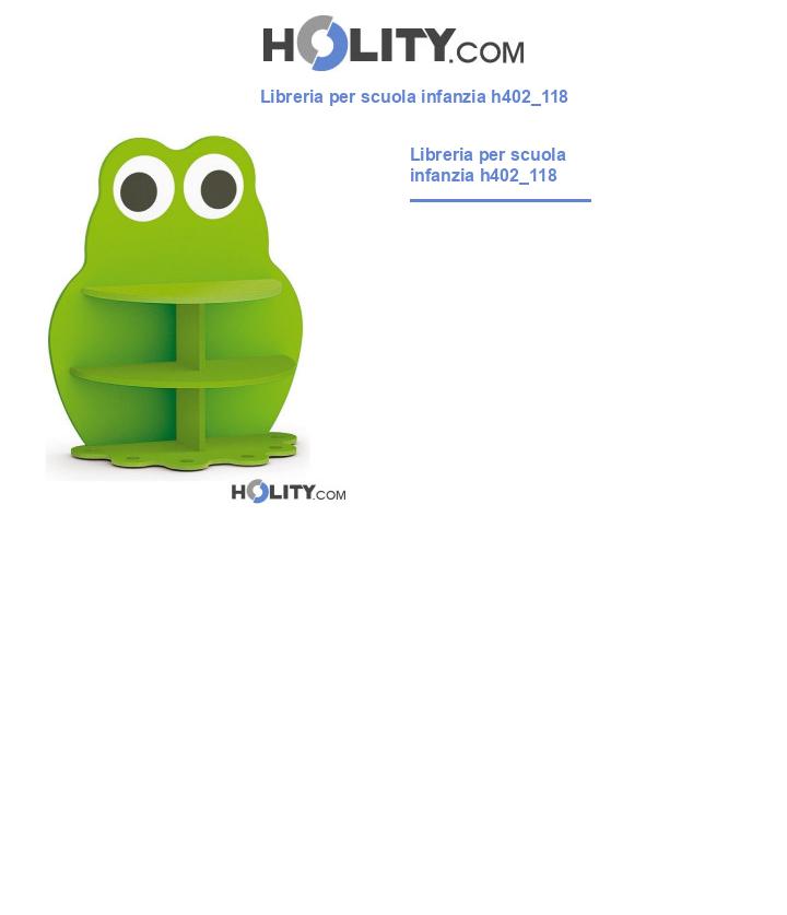 Libreria per scuola infanzia h402_118