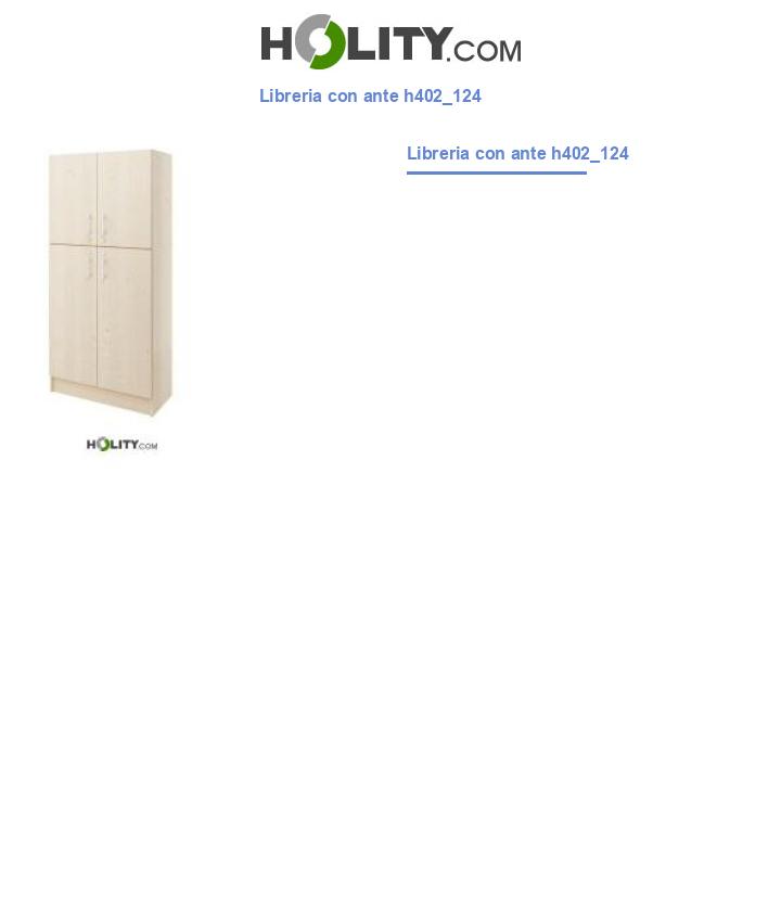 Libreria con ante h402_124