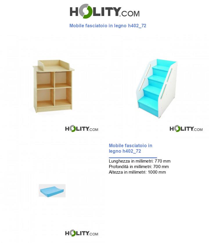 Mobile fasciatoio in legno h402_72