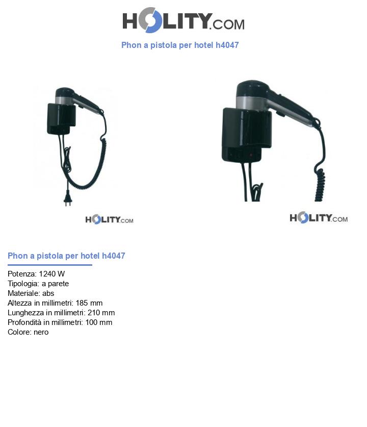 Phon a pistola per hotel h4047