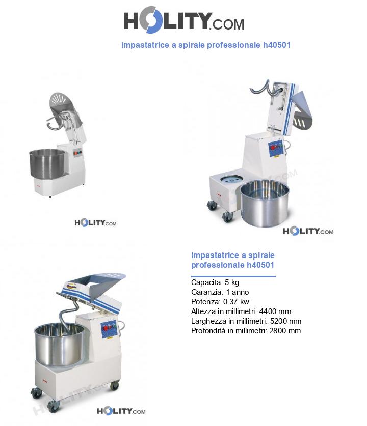 Impastatrice a spirale professionale h40501