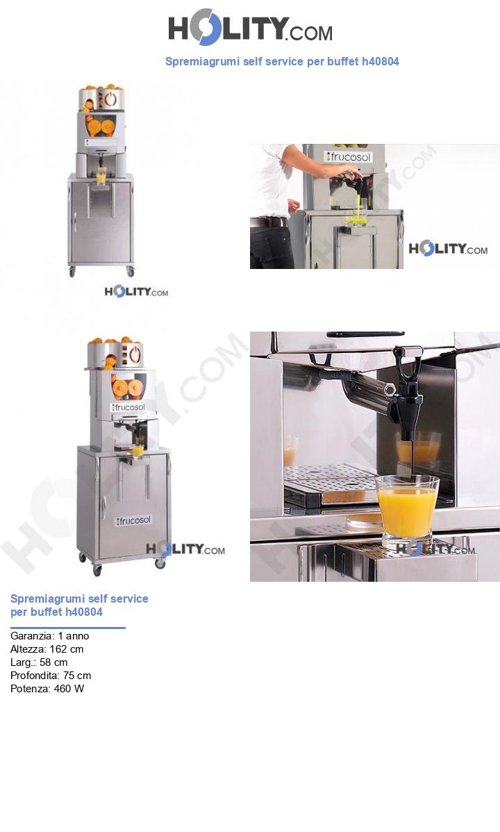 Spremiagrumi self service per buffet h40804