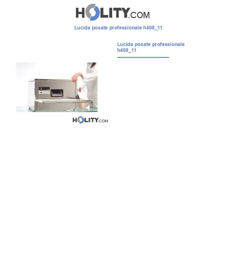 Lucida posate professionale h408_11