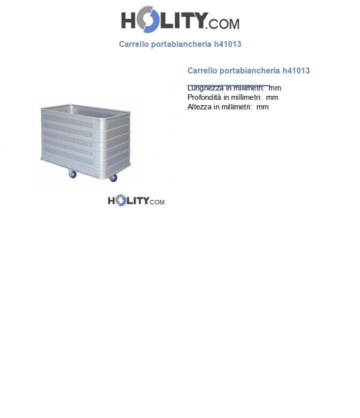 Carrello portabiancheria h41013