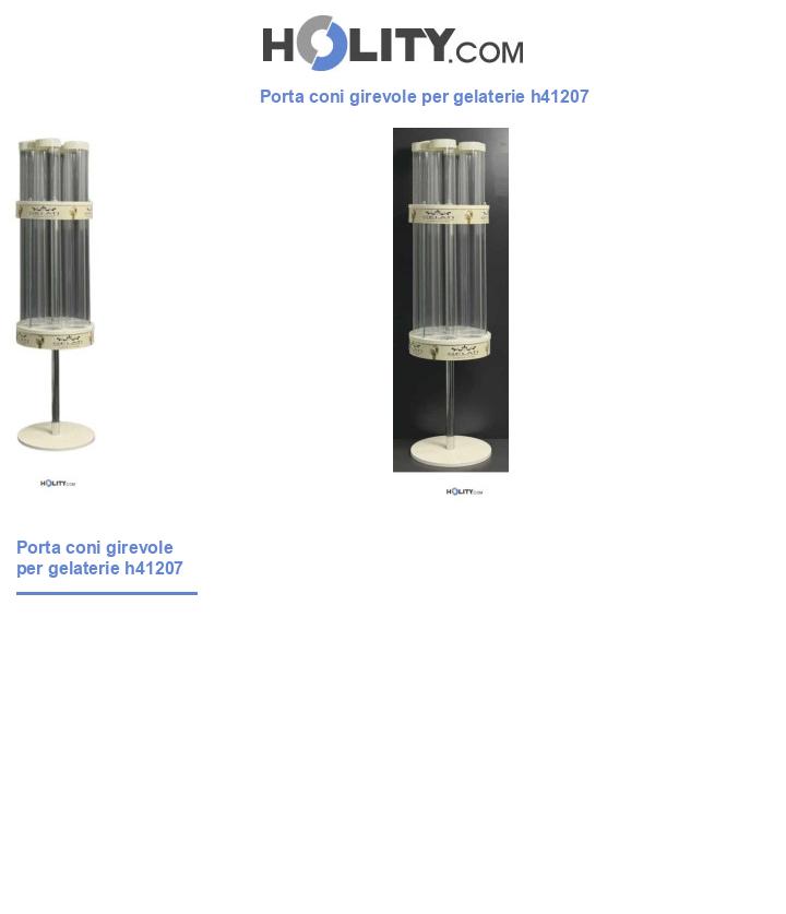 Porta coni girevole per gelaterie h41207