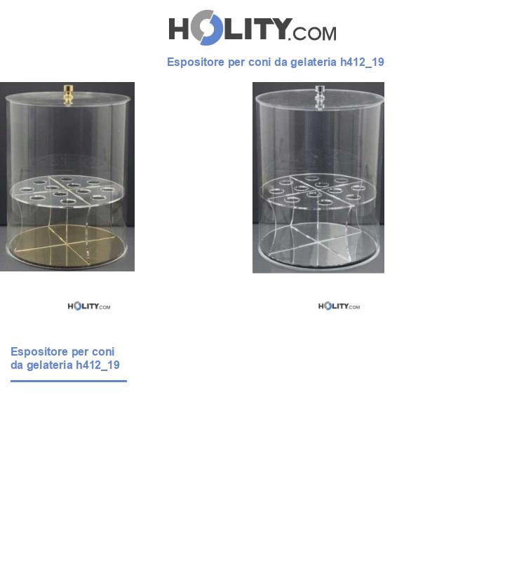 Espositore per coni da gelateria h412_19