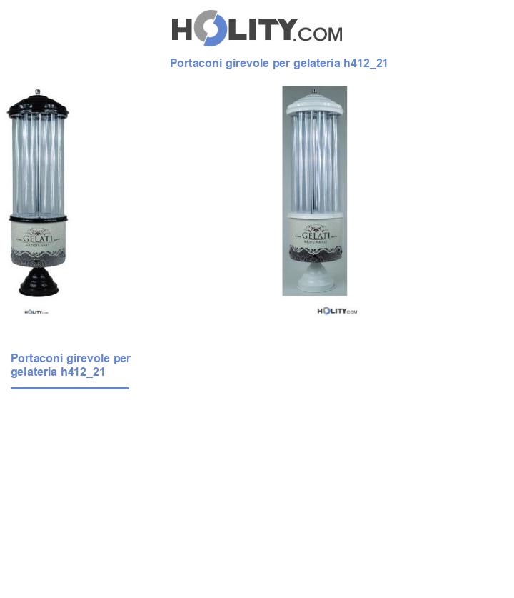 Portaconi girevole per gelateria h412_21