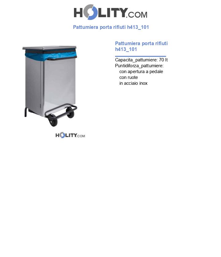 Pattumiera porta rifiuti h413_101