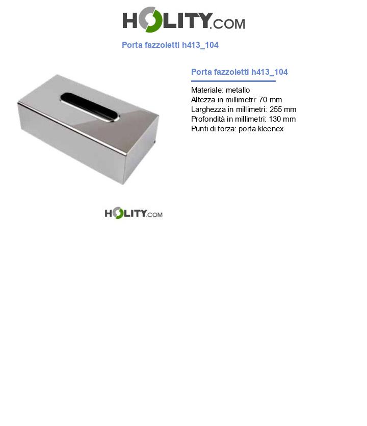Porta fazzoletti h413_104