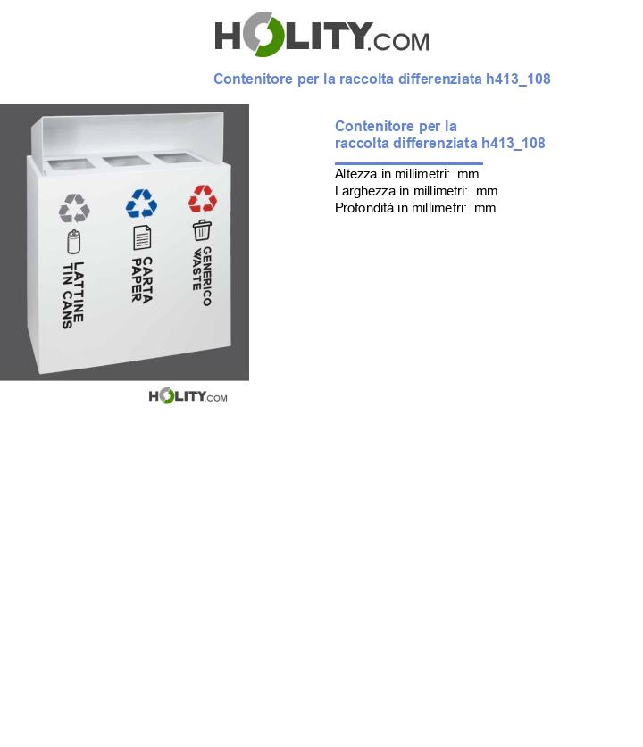 Contenitore per raccolta differenziata KEEPER ECO, per compostaggio