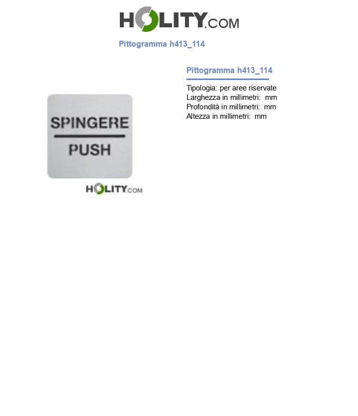 Pittogramma h413_114