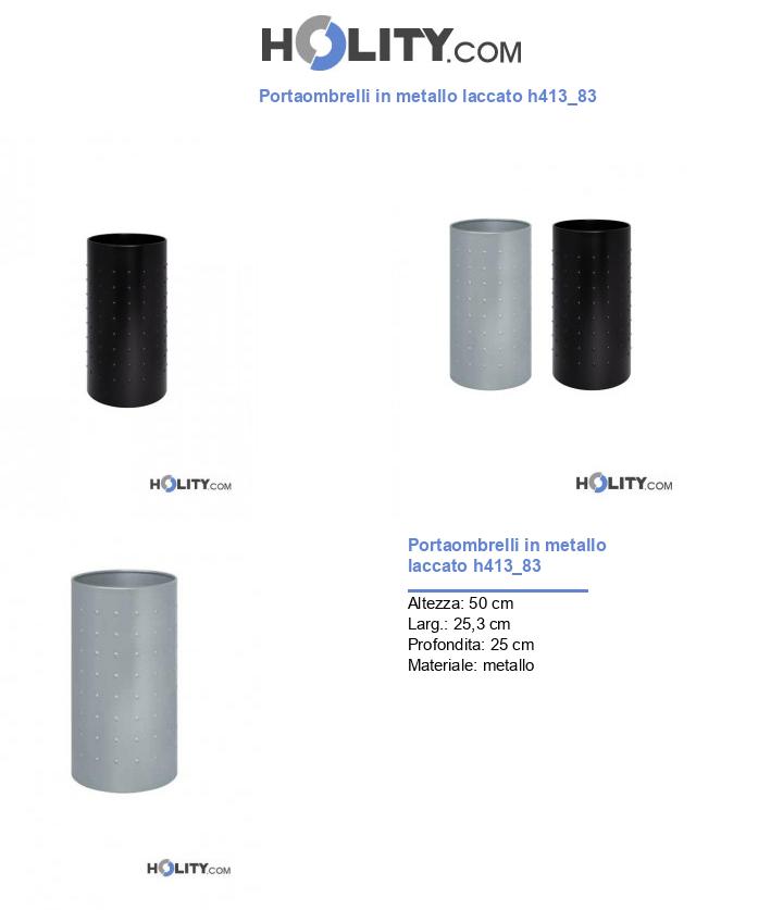 Portaombrelli in metallo laccato h413_83