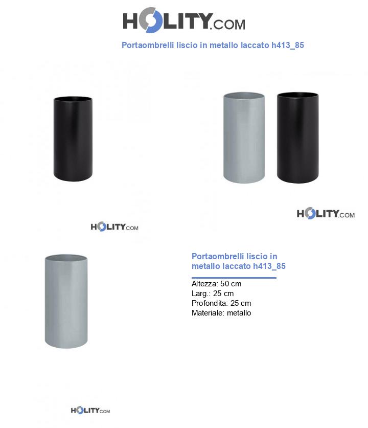 Portaombrelli liscio in metallo laccato h413_85