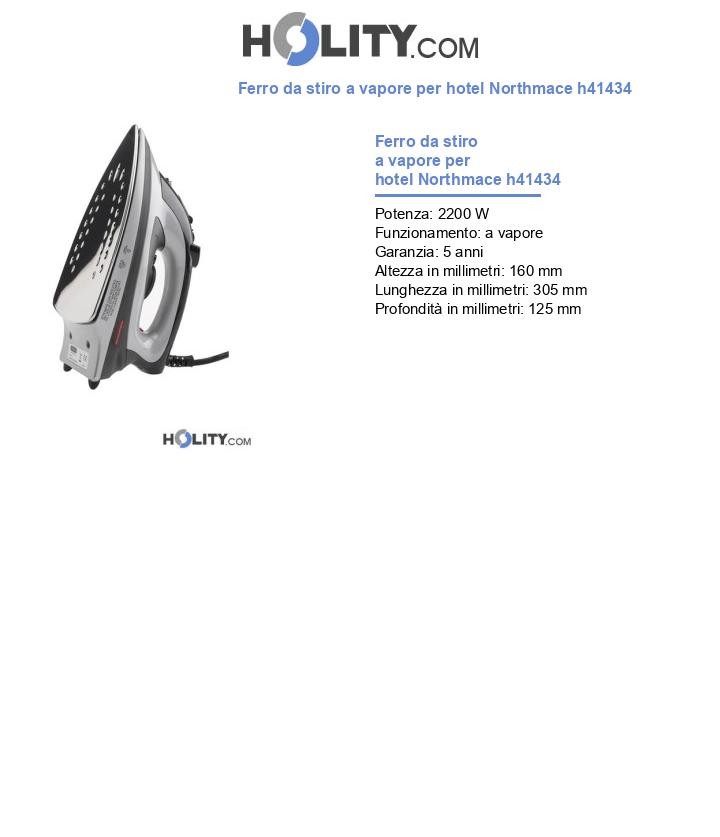 Ferro da stiro a vapore per hotel Northmace h41434