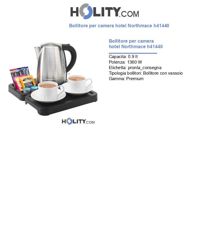 Bollitore per camera hotel Northmace h41440
