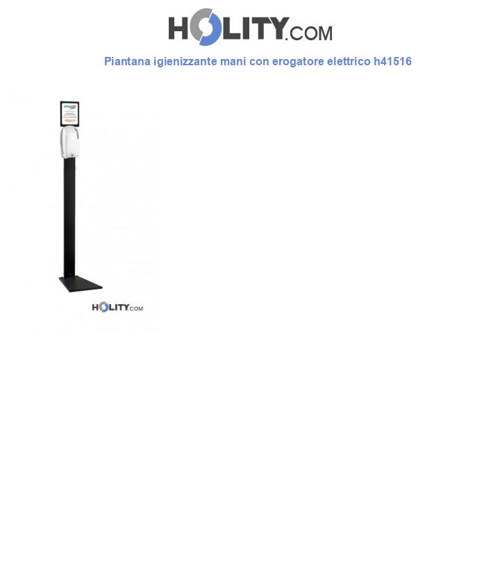 Piantana igienizzante mani con erogatore elettrico h41516