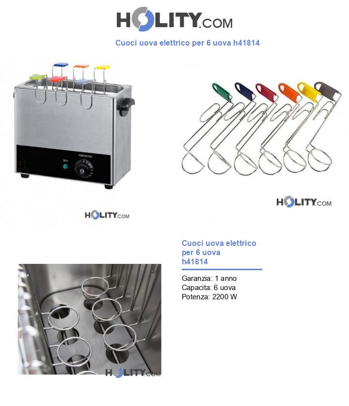 Cuoci uova elettrico per 6 uova h41814