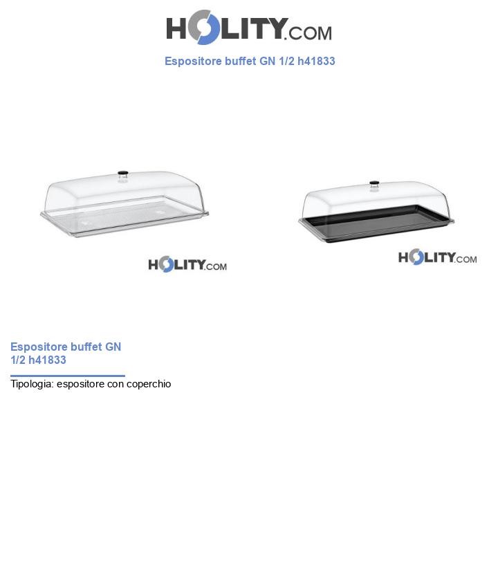 Espositore buffet GN 1/2 h41833