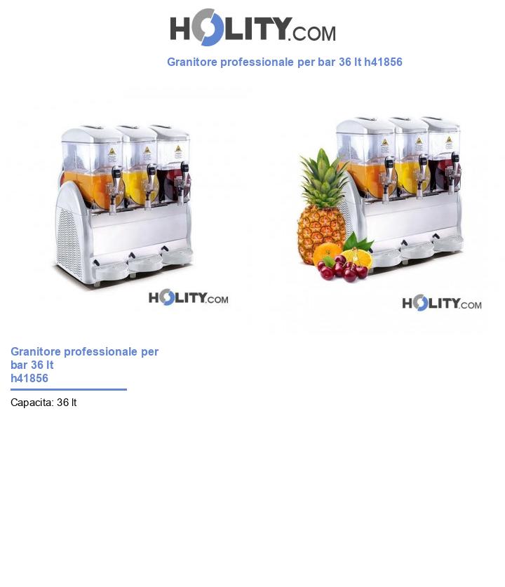 Granitore professionale per bar 36 lt h41856