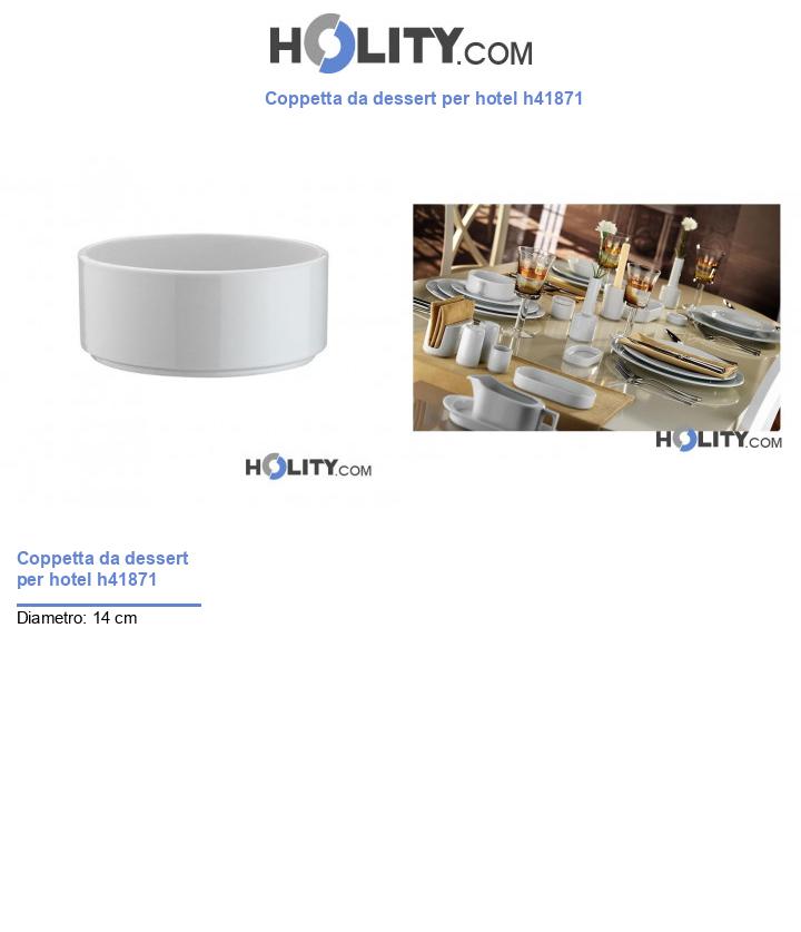 Coppetta da dessert per hotel h41871