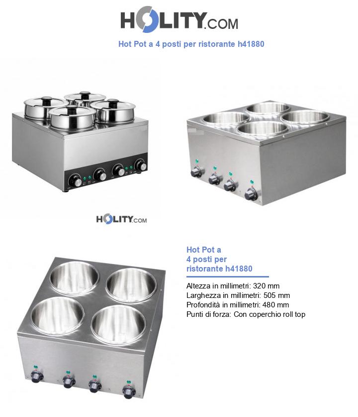 Hot Pot a 4 posti per ristorante h41880
