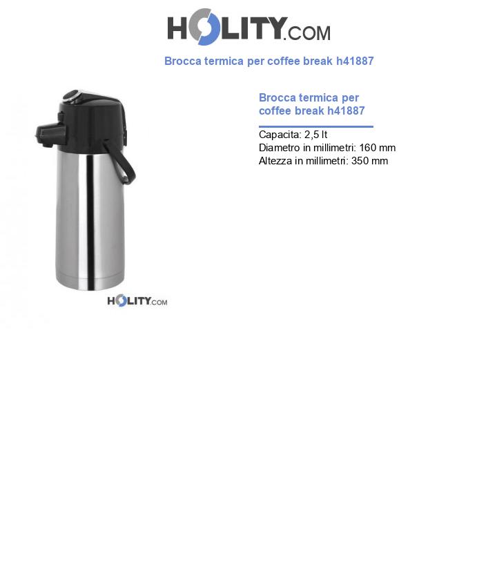 Brocca termica per coffee break h41887