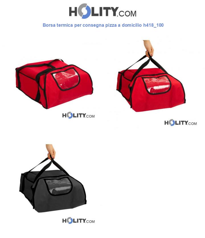 Borsa termica per consegna pizza a domicilio h418_100