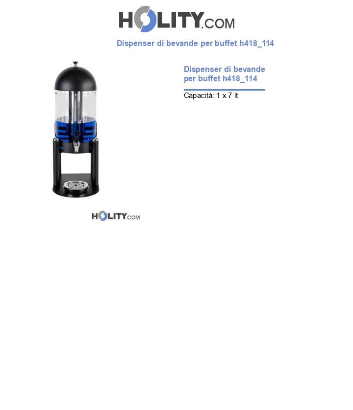Dispenser di bevande per buffet h418_114