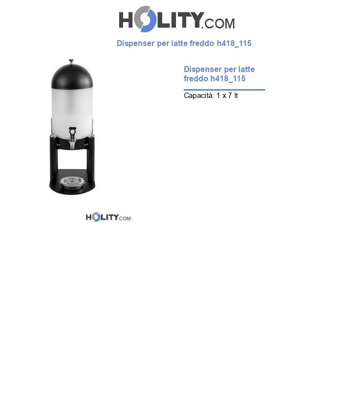 Dispenser per latte freddo h418_115