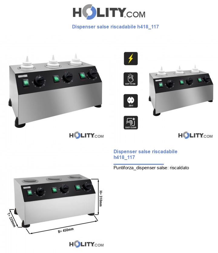 Dispenser salse riscadabile h418_117
