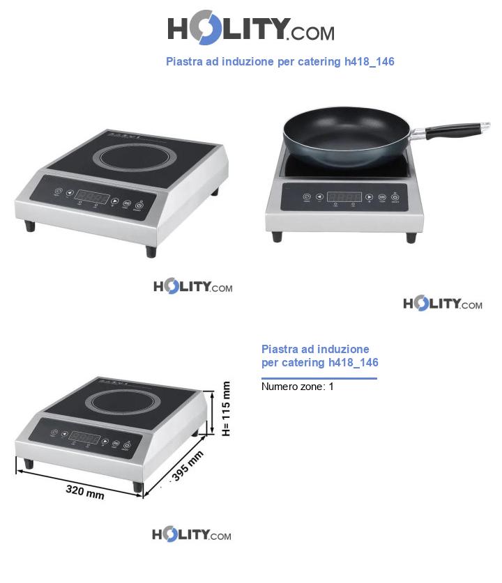 Piastra ad induzione per catering h418_146