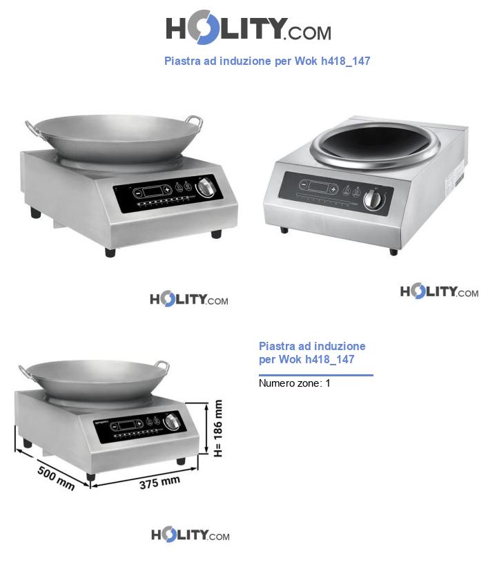 Piastra ad induzione per Wok h418_147