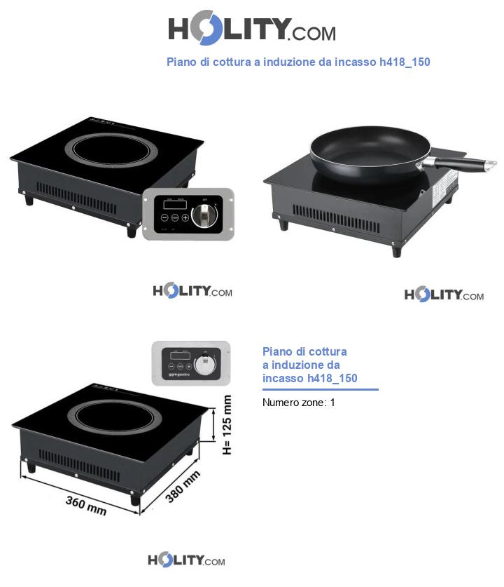 Piano di cottura a induzione da incasso h418_150