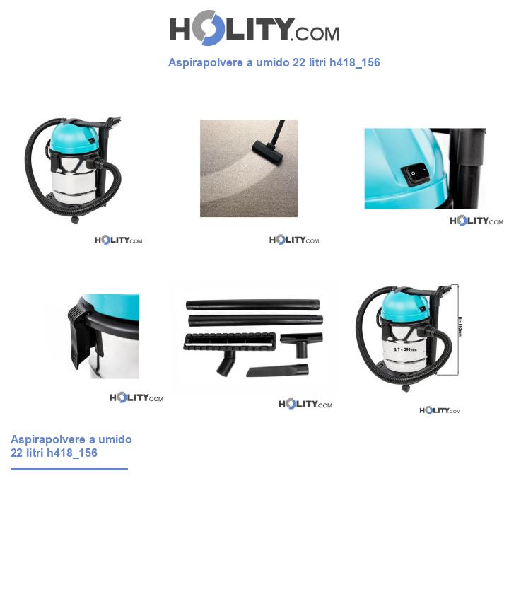 Aspirapolvere a umido 22 litri h418_156