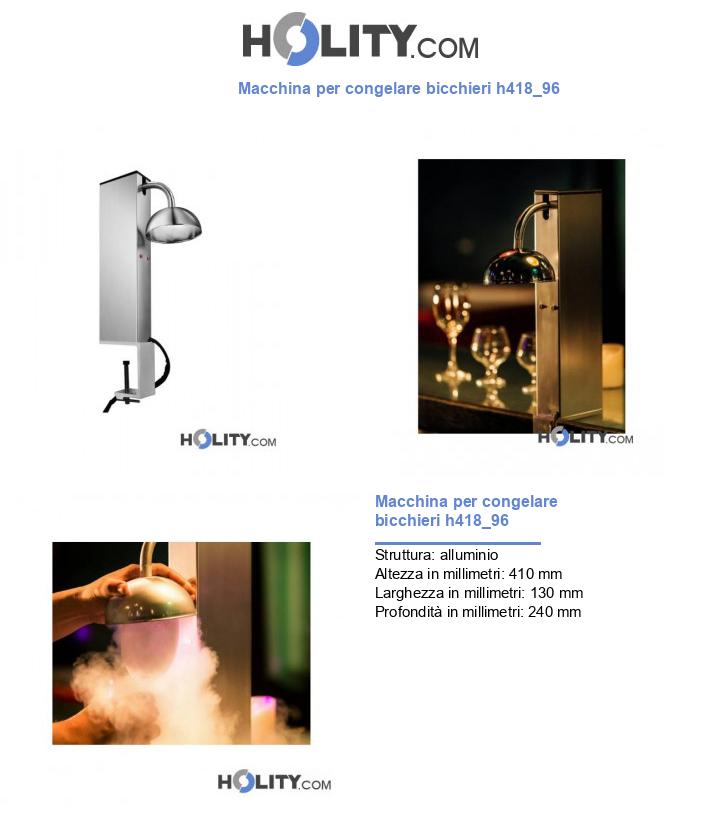 Macchina per congelare bicchieri h418_96
