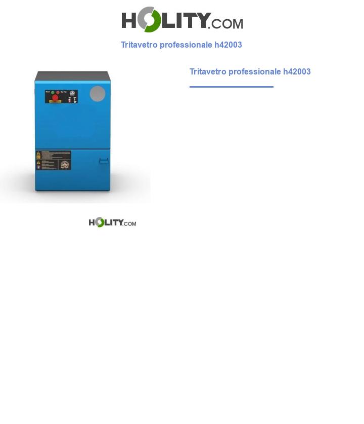 Tritavetro professionale h42003