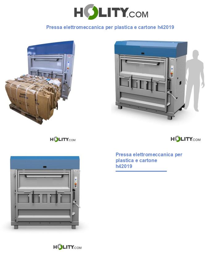 Pressa elettromeccanica per plastica e cartone h42019